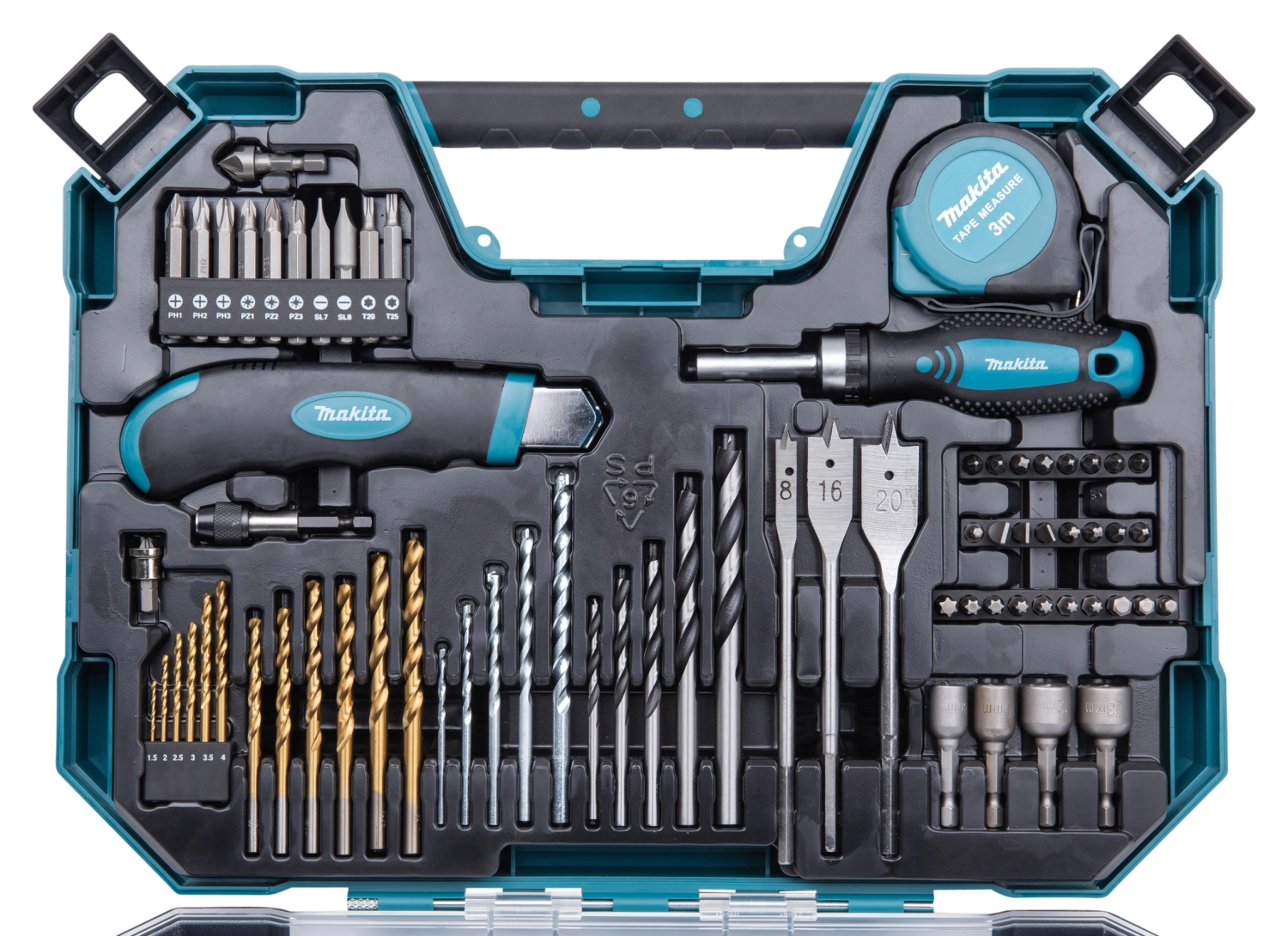 Makita E-22589 Jeu de 71 pièces de forets et embouts-image