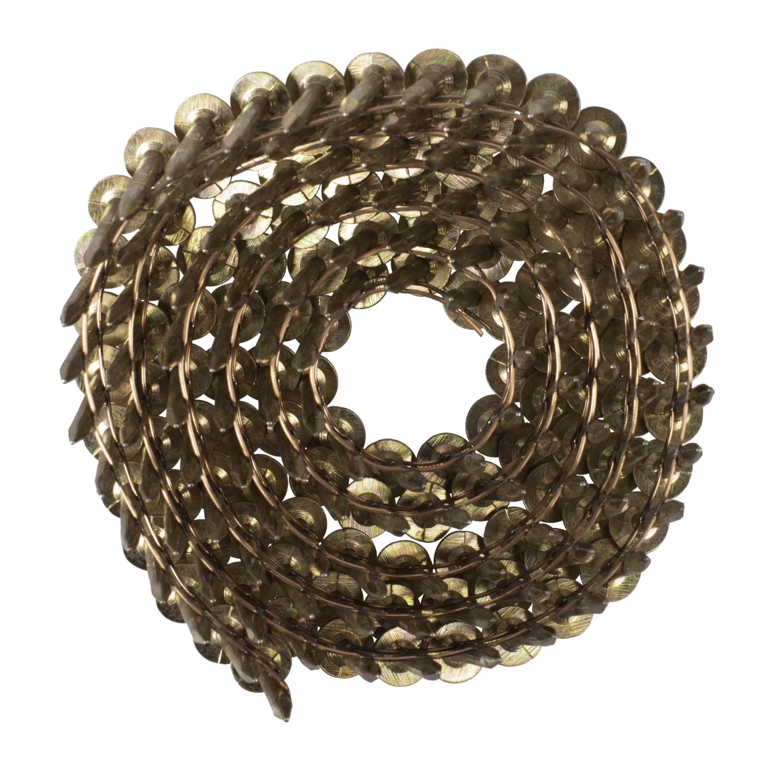 Milwaukee 4932499318 Clous en rouleau - Tige lisse - galvanisés à chaud 15° Tête ronde - 3,05 x 32 mm - 2160 pièces.-image