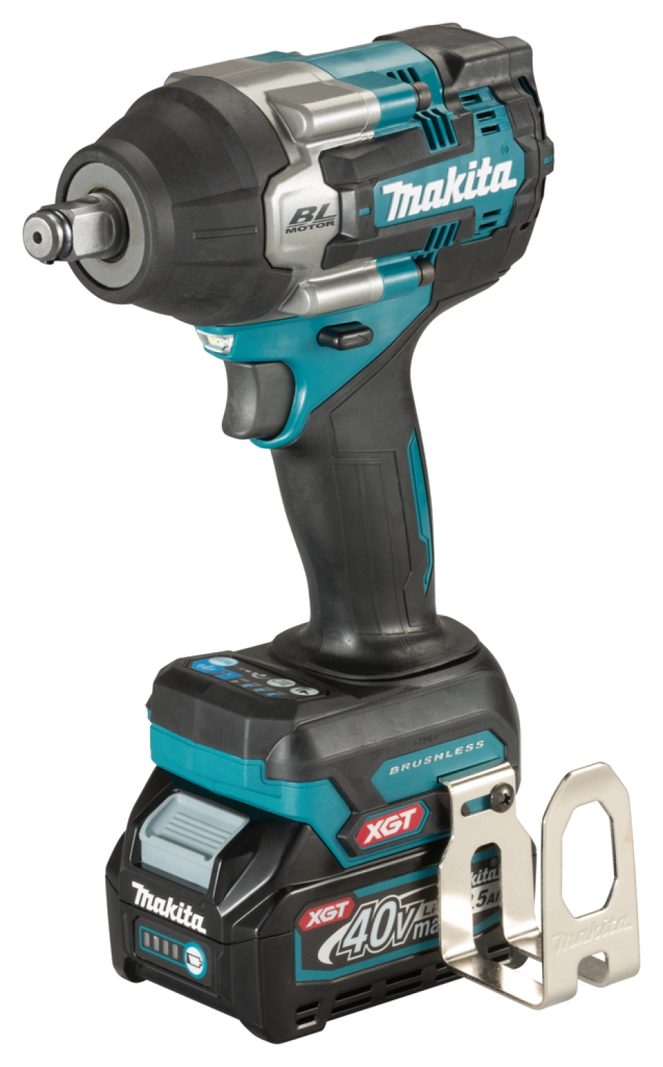 Makita TW007GD201 XGT 40V Max Li-ion accu slagmoersleutel set (2x 2.5Ah) in Mbox-image