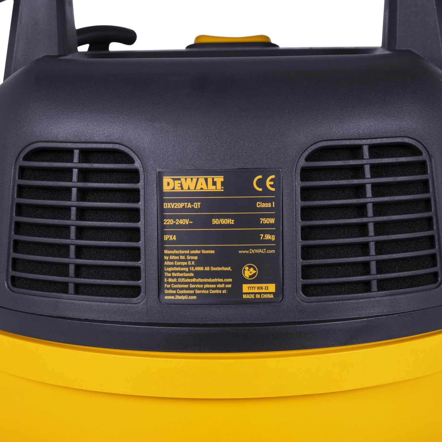 DeWALT DXV20PTA-QT Stofzuiger - 750W - 20L-image