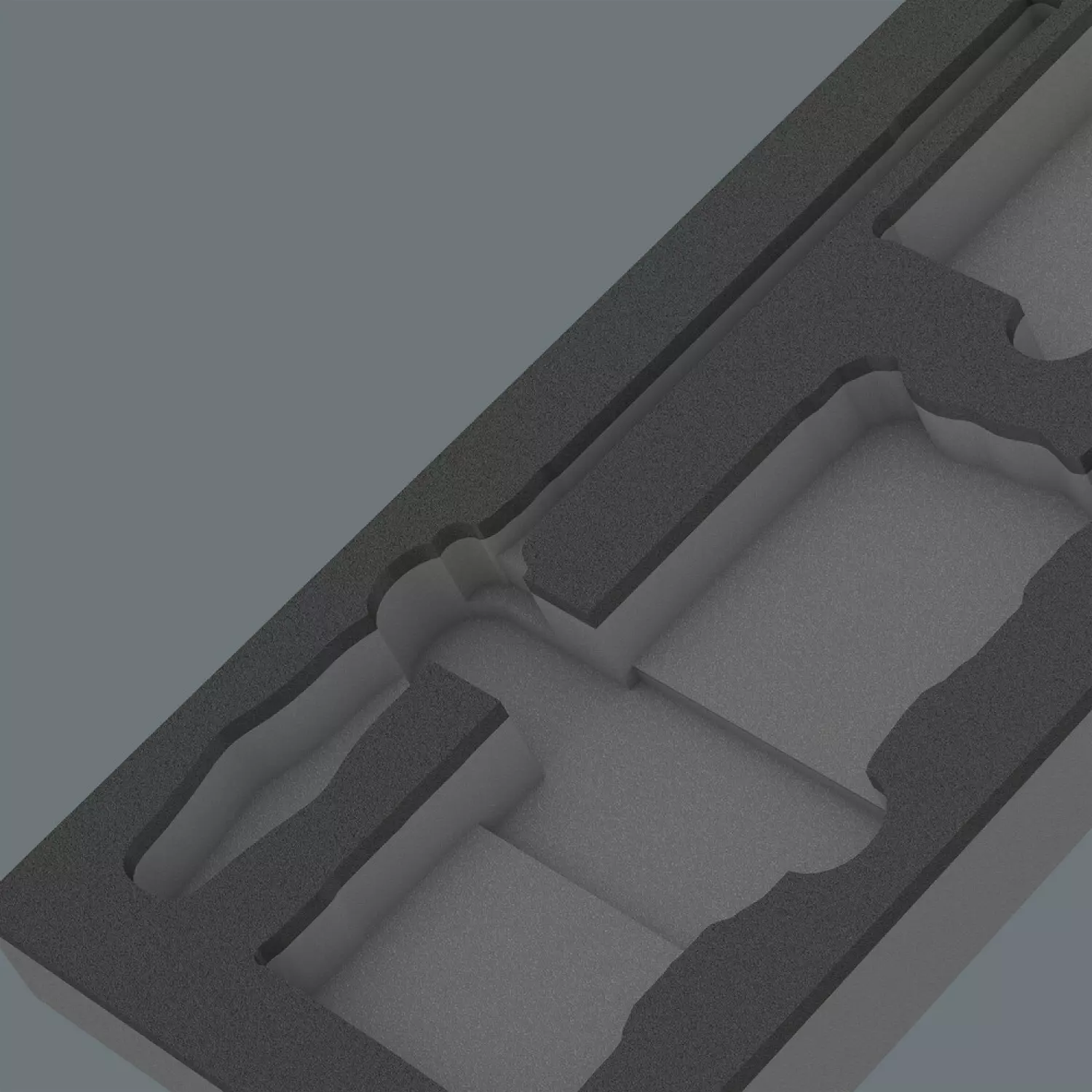 Wera 05137350001 9850 Garniture en mousse Kraftform Kompakt et Tool-Check PLUS set 1 - vide-image