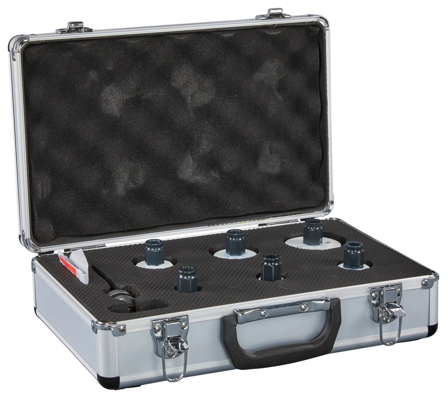 Makita E-12304 7-delige Gatzaagset in koffer - 44mm - hout/metaal - Ezychange snelwisseladapter-image