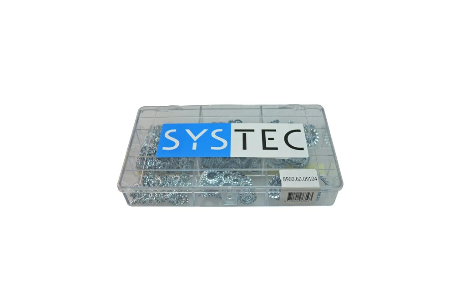 Systec Assortimentskoffer met tandveerringen - verzinkt (794st)