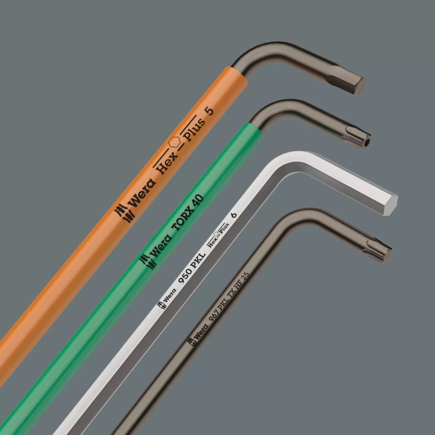 Wera 967/9 TX XL Multicolour 1 Jeu de clés mâles coudées TORX® Multicolour, 9 pièces-image