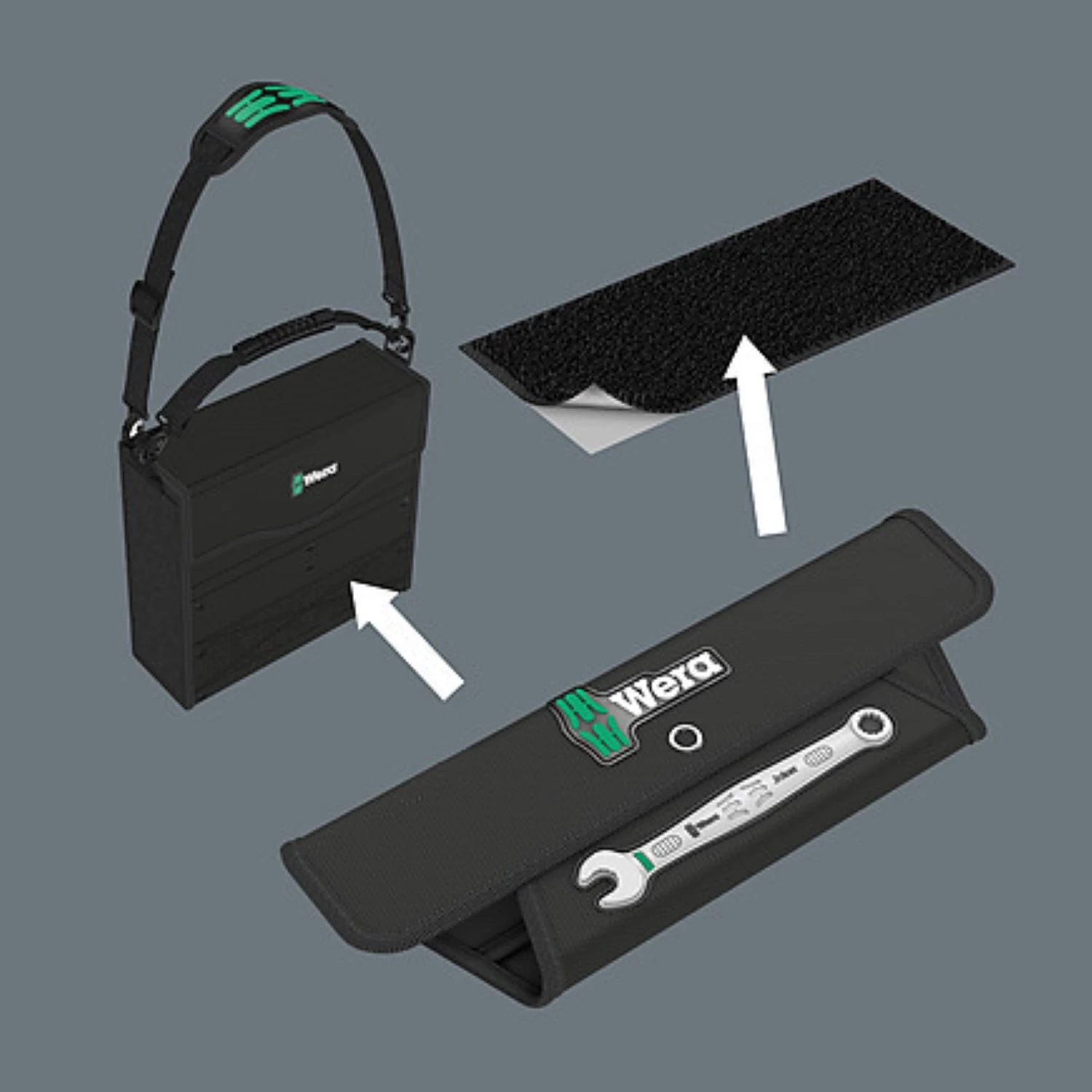 Wera 05020302001 15-delige 6003 Joker 15 set 1 Ringsteeksleutelset in etui - 5.5-19mm-image