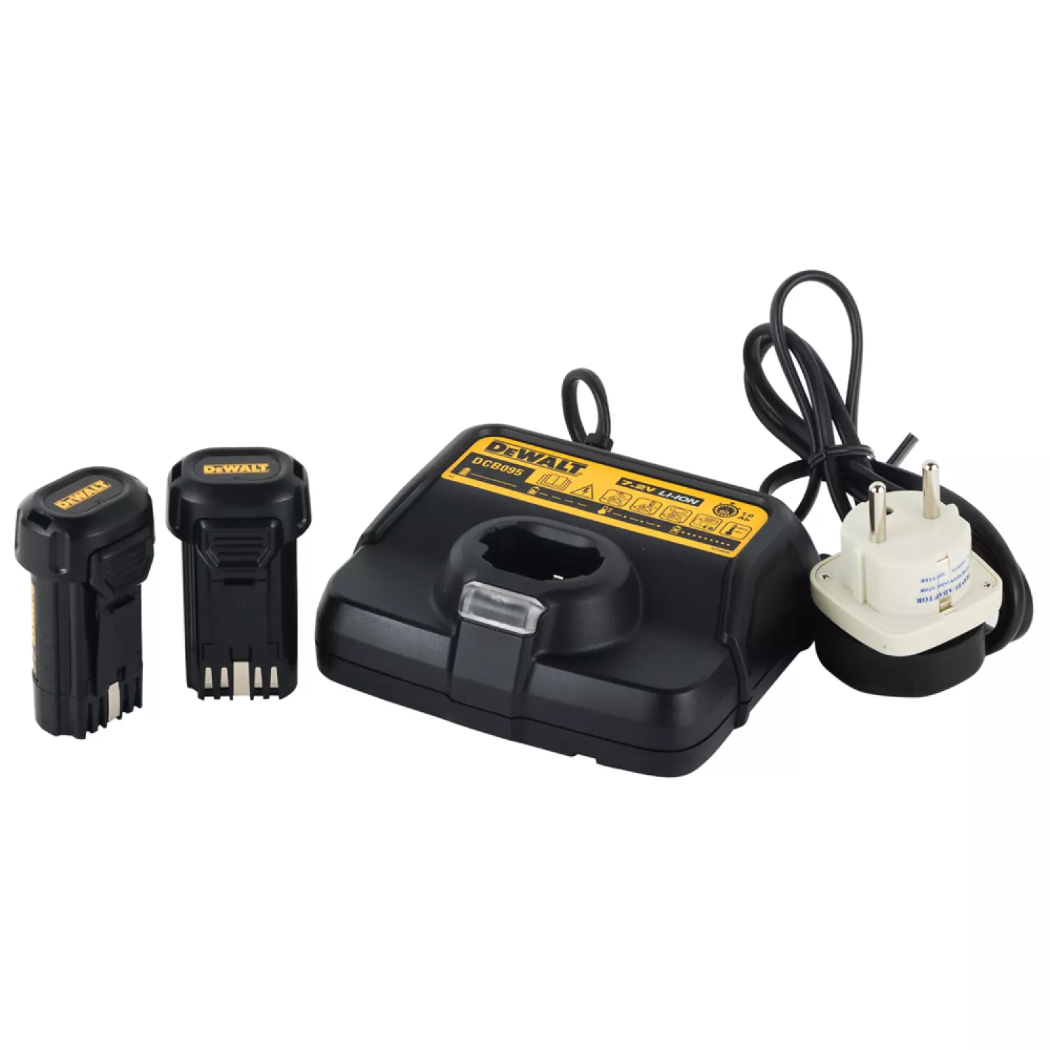 DeWALT DCF680G2 Visseuse à batteries 7.2V Li-Ion set (2x batterie 1,0Ah) dans coffret-image