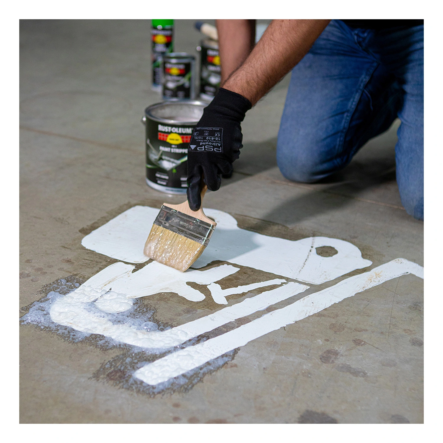 Rust-Oleum Verfafbijt - transparant - 0,5L