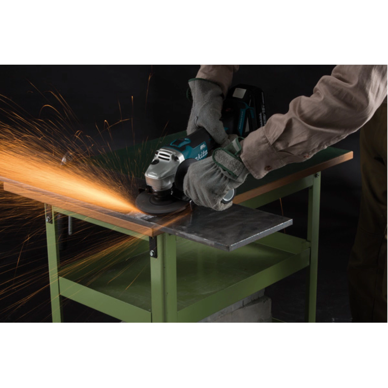 Makita DGA506Z 18V Li-Ion Accu haakse slijper body - 125mm - koolborstelloos - softstart-image