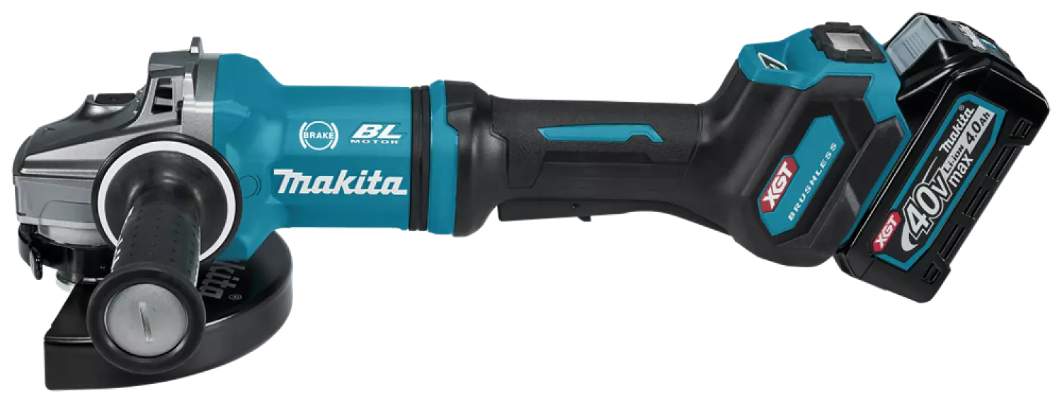 Makita GA037GM203 Meuleuse d'angle sans-fil - XGT 40V max Li-ion - 2 batteries 4,0 ah - Coffret - 180 mm - Brushless-image