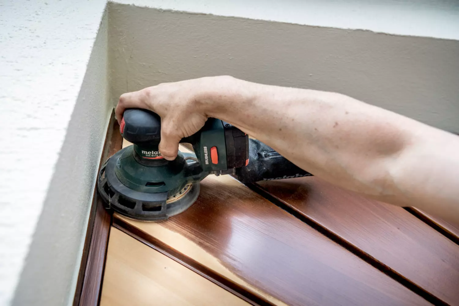 Metabo SXA 18 LTX 150 BL 18V Li-ion Accu excentrische schuurmachine body in Metabox - 150mm-image