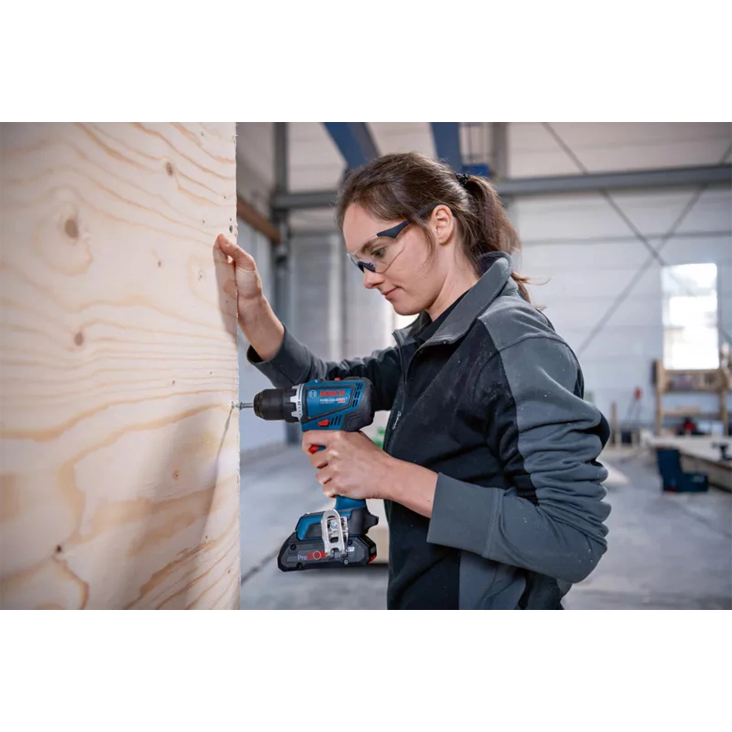 Bosch GSR18V-90C Jeu de visseuses sans fil 18V Li-ion (batterie 3x 4Ah) en L-Boxx - 64Nm-image