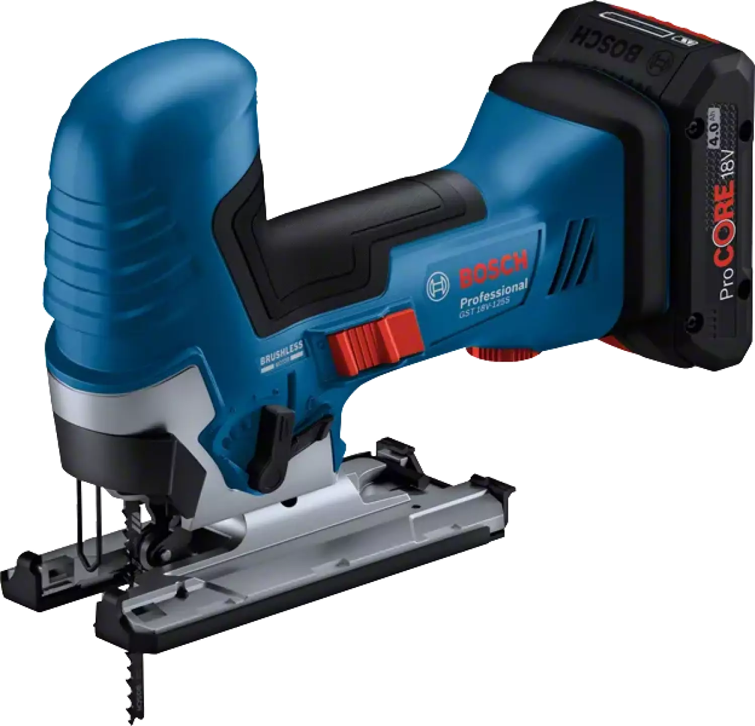 Bosch GST 18V-125 S 18V Li-Ion batterie scie sauteuse corps - sans charbon-image