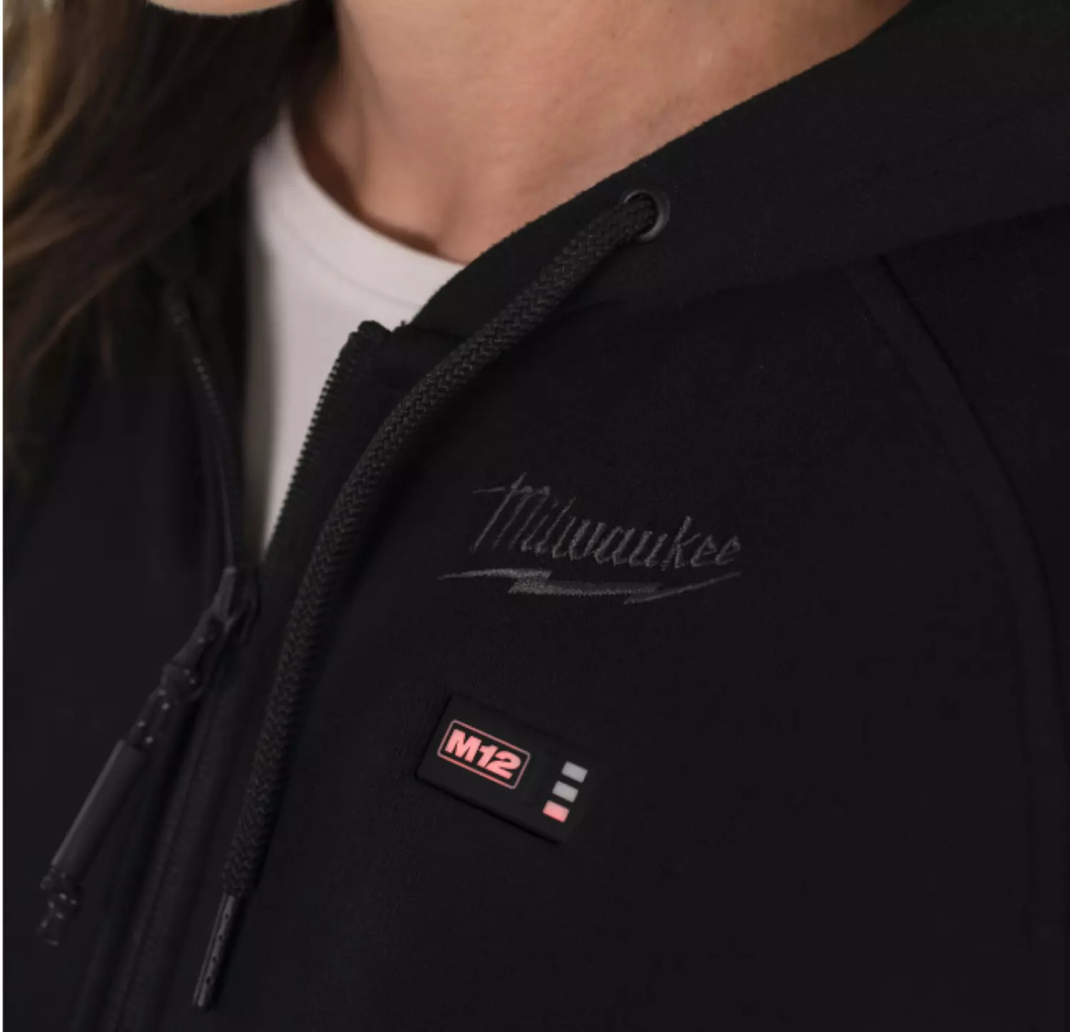 Milwaukee M12 HHLBL1-0 (XL) Sweat à capuche chauffant pour femmes noir-image