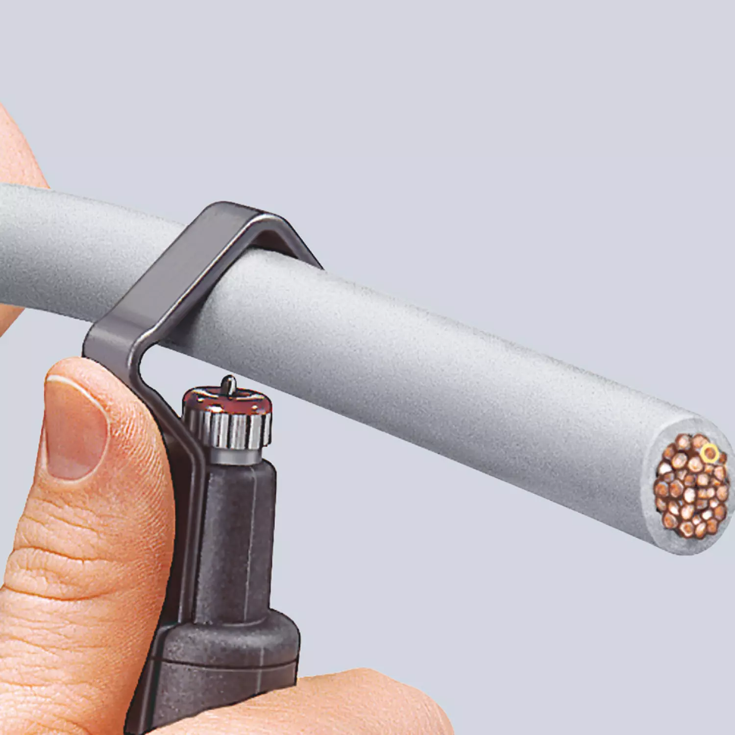 Knipex 16 30 145 SB Ontmantelingsgereedschap voor rondom snijden - 150mm-image