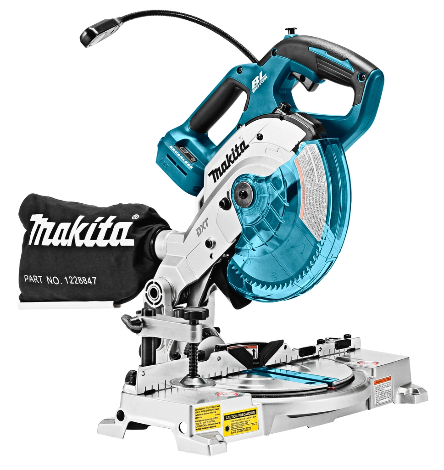 Makita DLS600Z 18V Li-Ion accu afkort- en verstekzaag body - 165 x 20mm - koolborstelloos-image