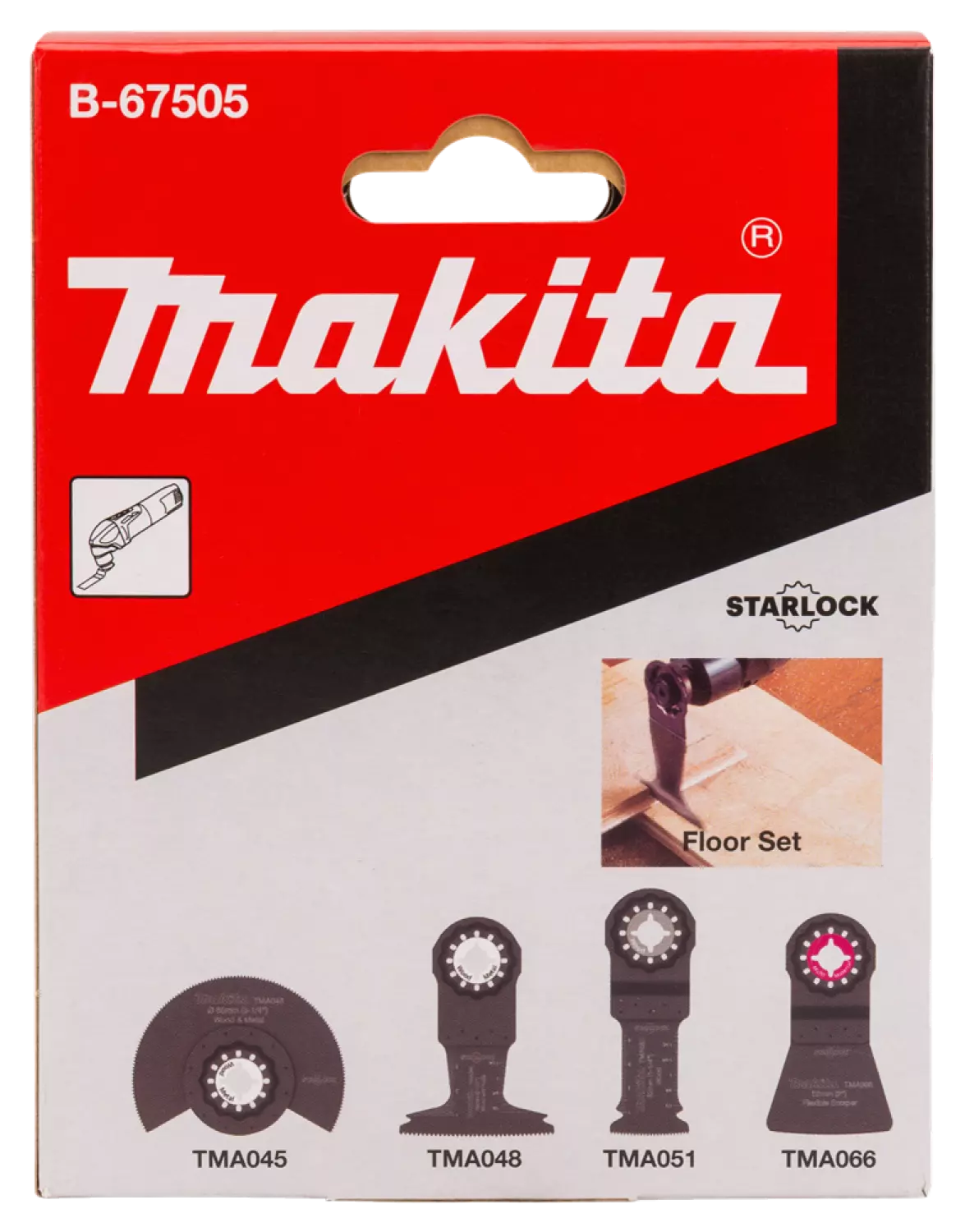 Makita B-67505 4-piece saw/scraper set multitool-image