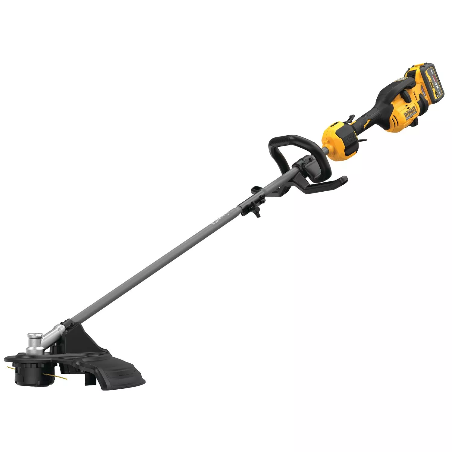 DeWALT DCMAS5713X1 54V XR FLEXVOLT Accu Combisysteem Split Boom Grastrimmer opzetstuk set (1x 9.0Ah Accu) - Koolborstelloos - 38mm-image