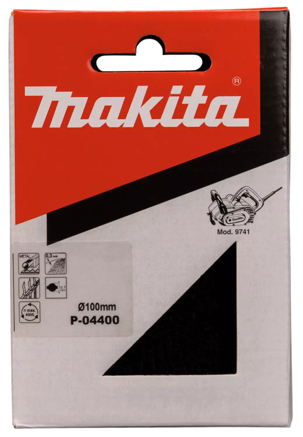 Makita P-04400 Staaldraadborstel - 100x120mm-image