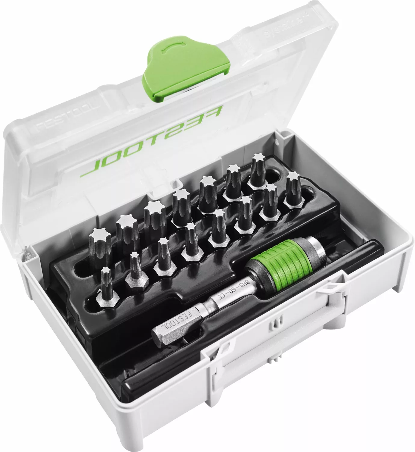 Festool SYS3XXS CE-TX BHS 60 16-delige bitset in microsystainer - Torx-image