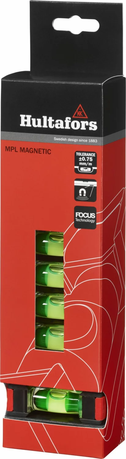 Hultafors MPL Mini - Niveau à bulle - magnétique - 68 mm-image