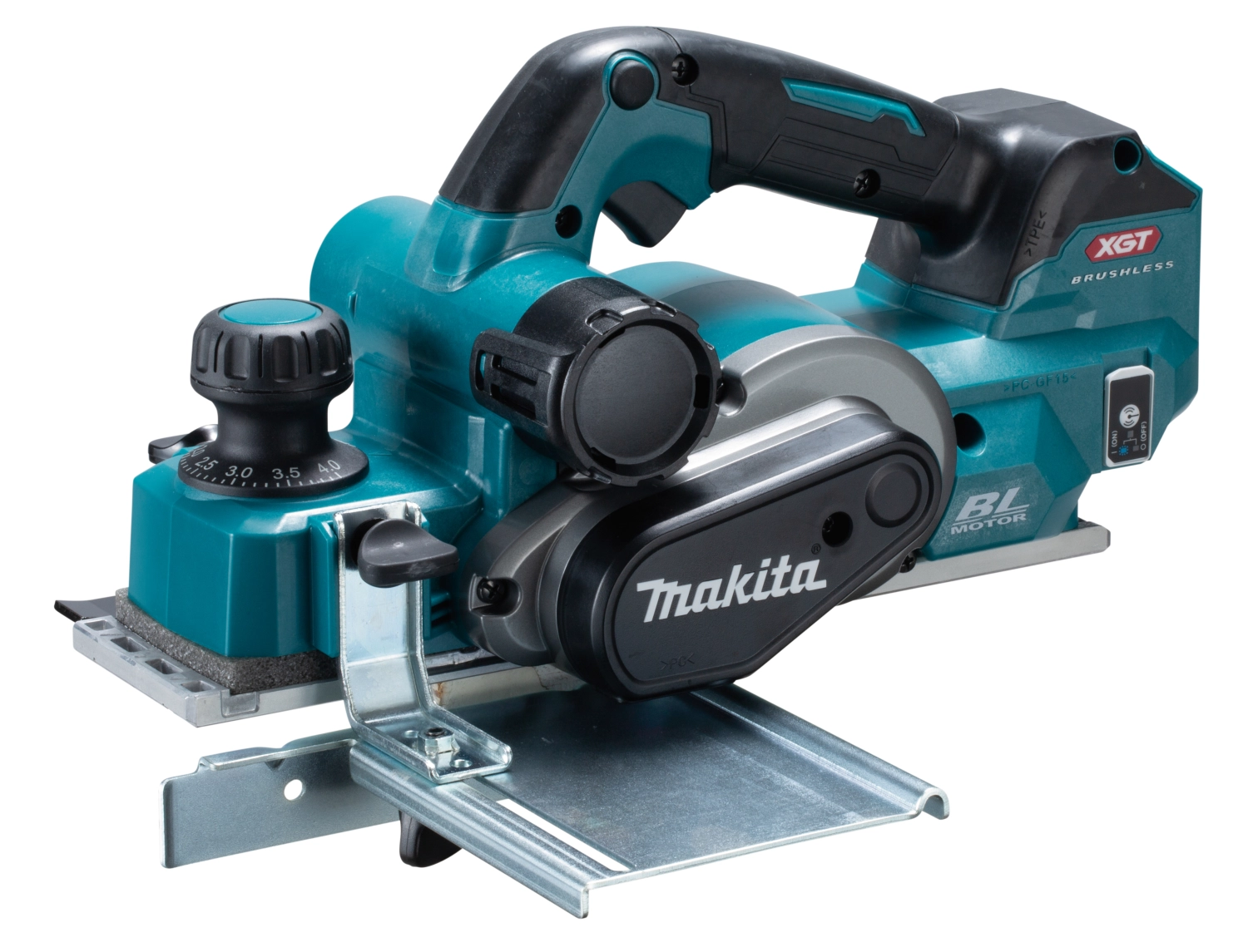 Makita KP001GM202 - Rabot sans-fil - 40V Max Li-ion - 2 batteries 4,0 Ah - AWS - Mbox - 82 mm-image