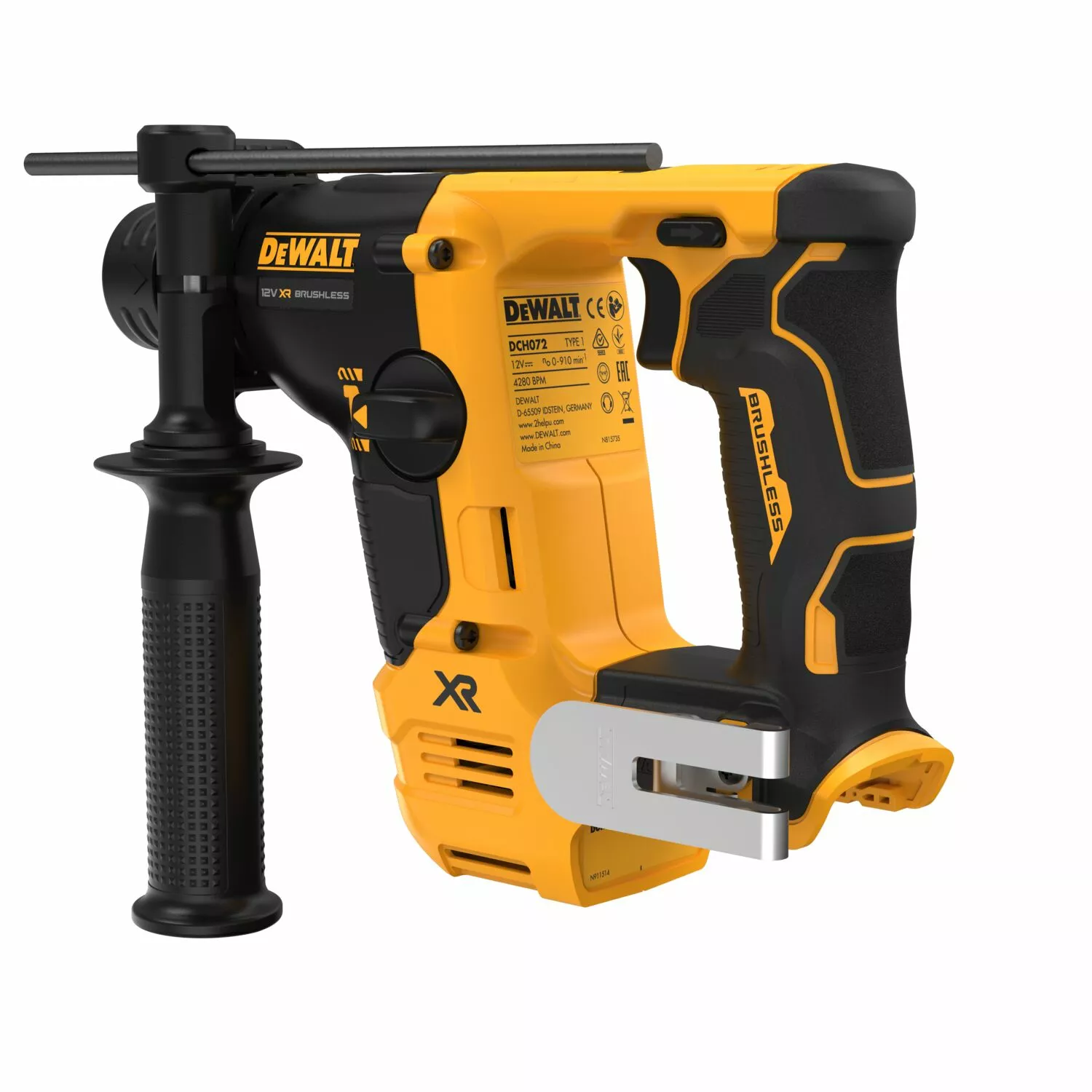 DeWALT DCH072NT-XJ Marteau perforateur 12V Li-ion XR -Machine seul- TSTAK - SDS-Plus - 1.1 J-image