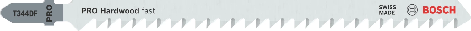 Bosch 2608655116 PRO T344DF Lame de scie sauteuse Fast - bois dur (25 pcs)-image
