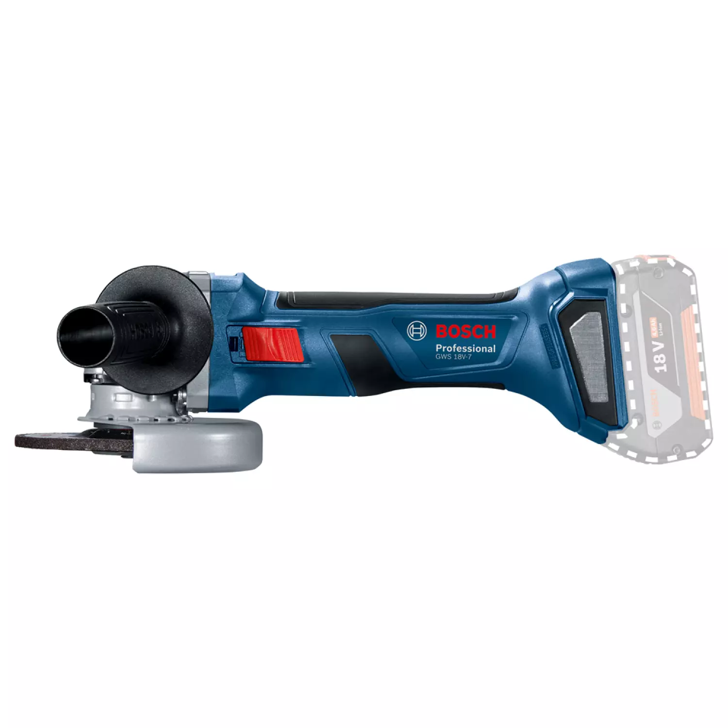 Bosch GWS 18V -7 Meuleuse d'angle sans fil - 18V Li-ion - 125 mm - brushless - Machine seule-image