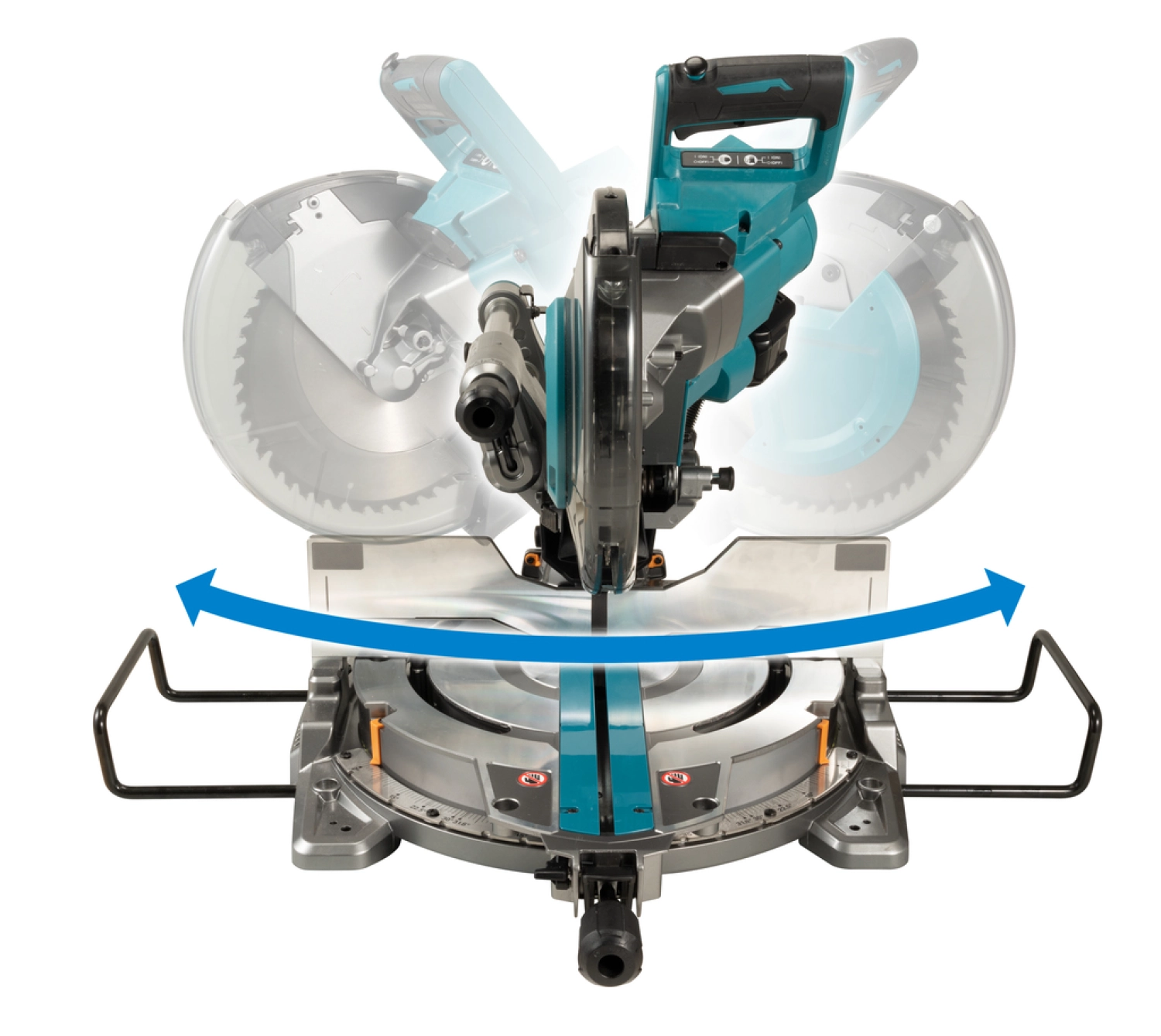 Makita LS004GZ01 XGT 40V Max Li-ion Radiaal afkortzaag 260 mm body - met AWS zender-image