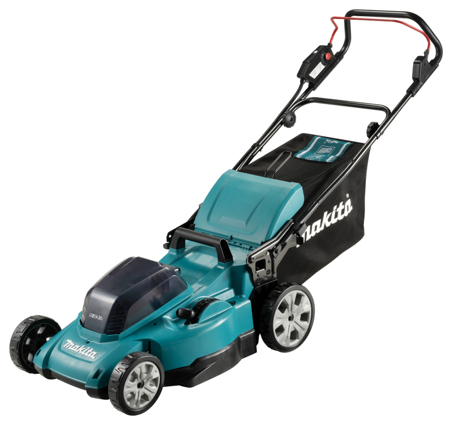 Makita DLM480Z (2X18V) Li-Ion Accu corps de tondeuse à gazon - 48cm - 62L - 800 sqm-image