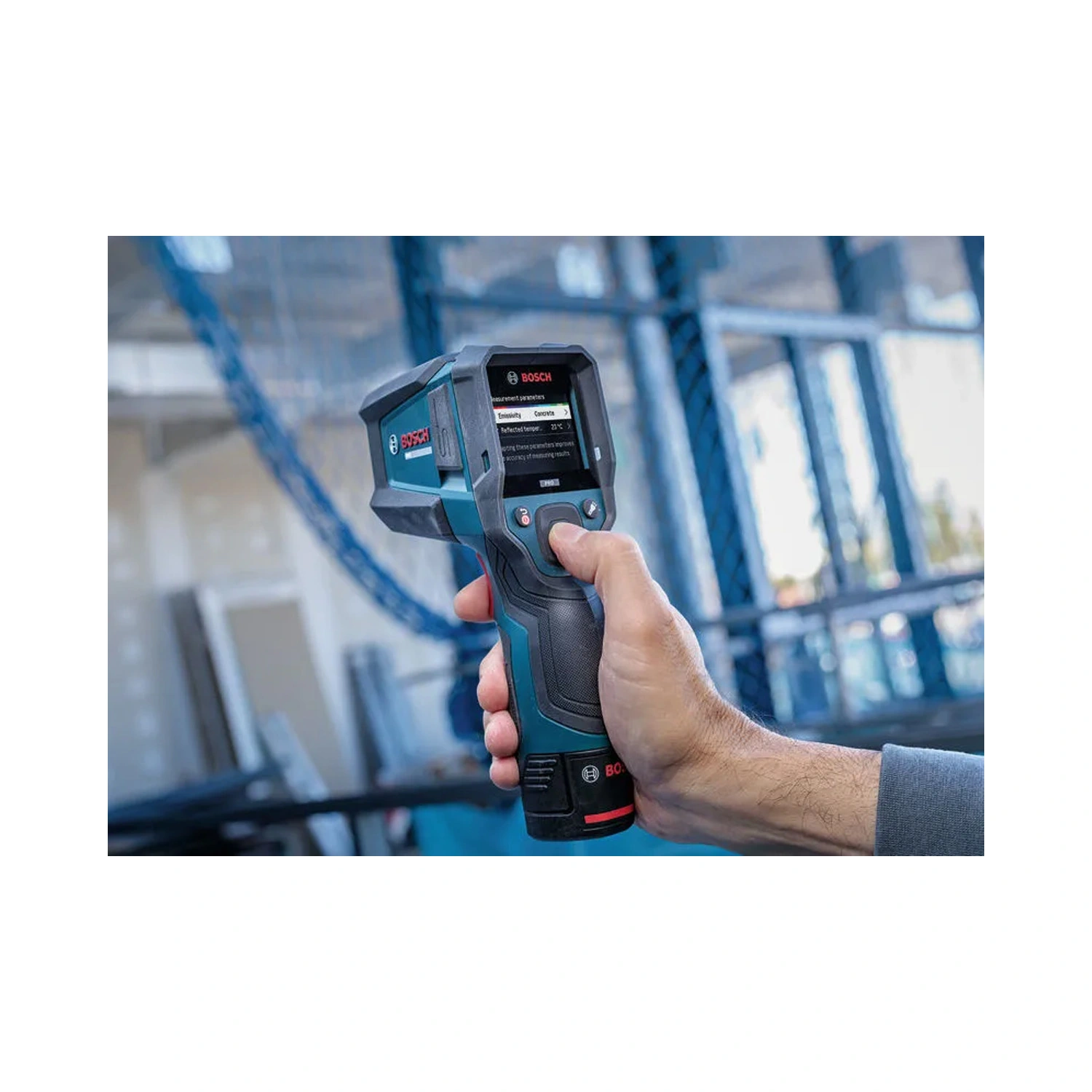 Bosch GIS 12V-800-16 Infraroodthermometer in Tas - Bereik -40°C t/m +800°C