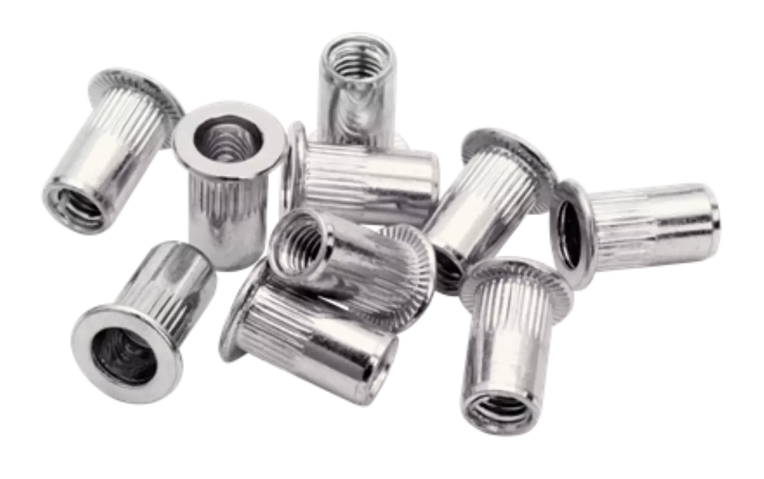 Rapid 5000673 Ecrous pour rivets aveugles avec foret - Acier galvanisé - M6 (20pcs)-image