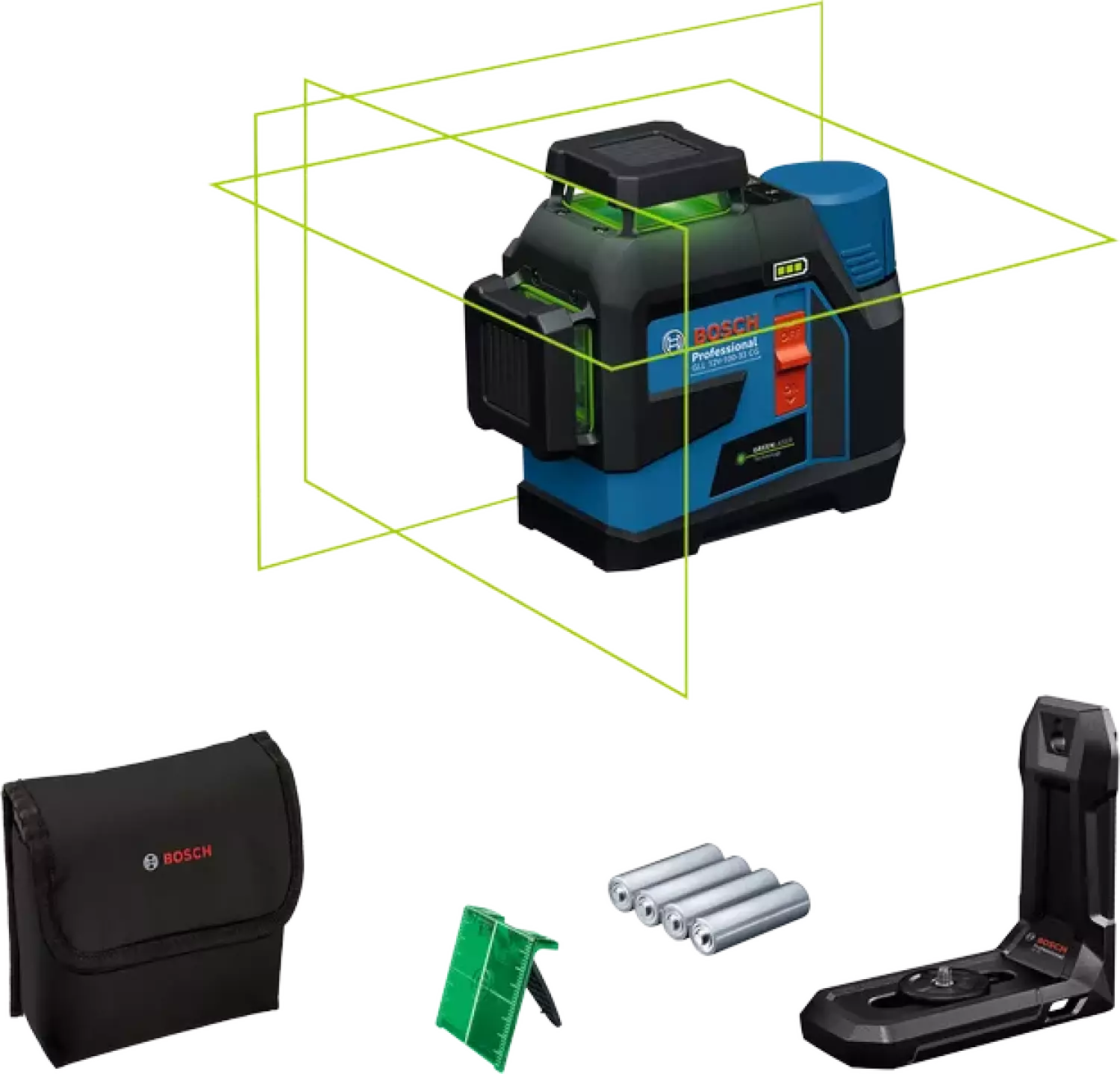 Bosch GLL 12V-100-33 CG 12V accu Lijnlaser in tas-image