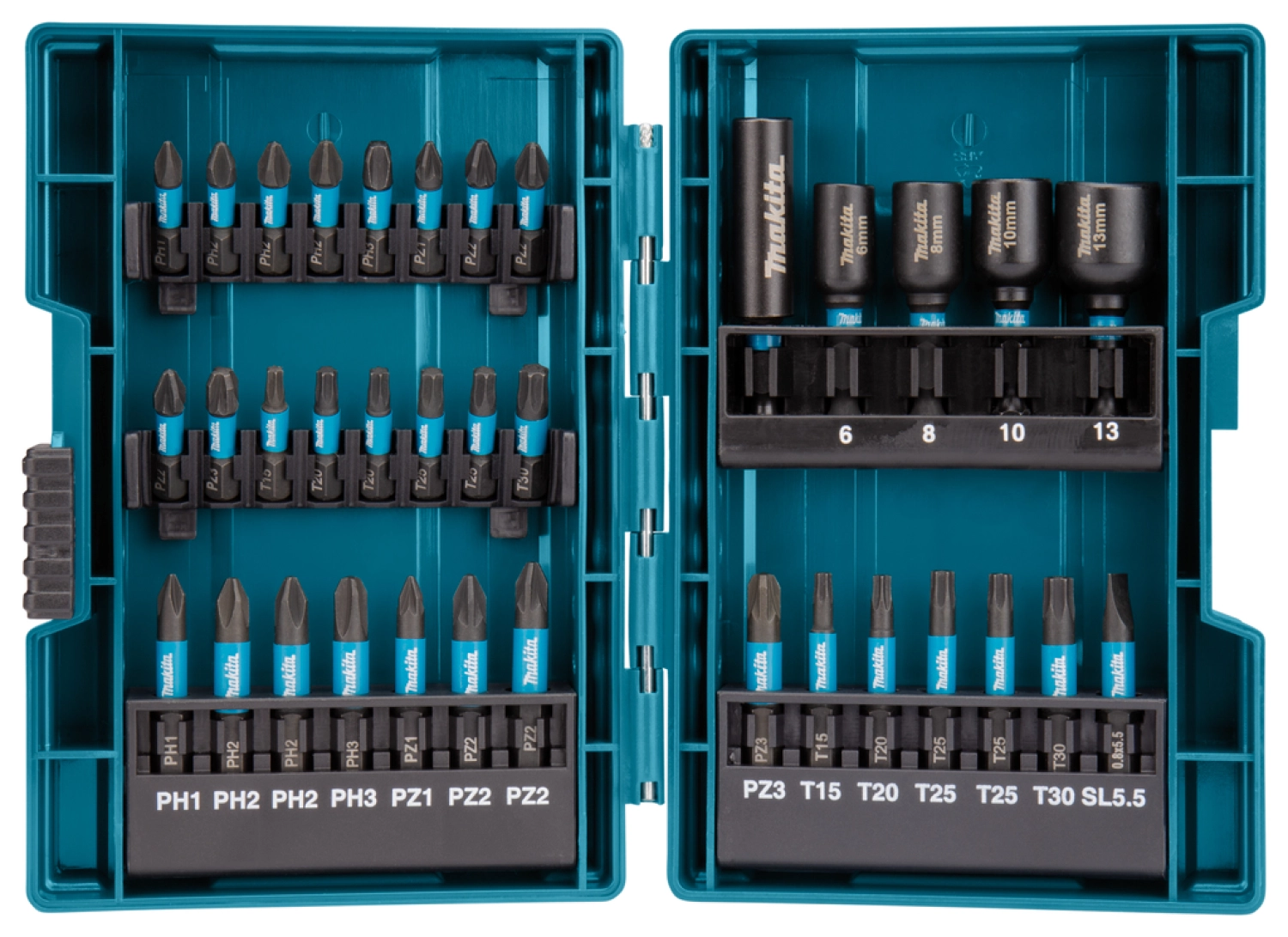 Makita B-66880 35-delige Slagschroefbitset in cassette-image