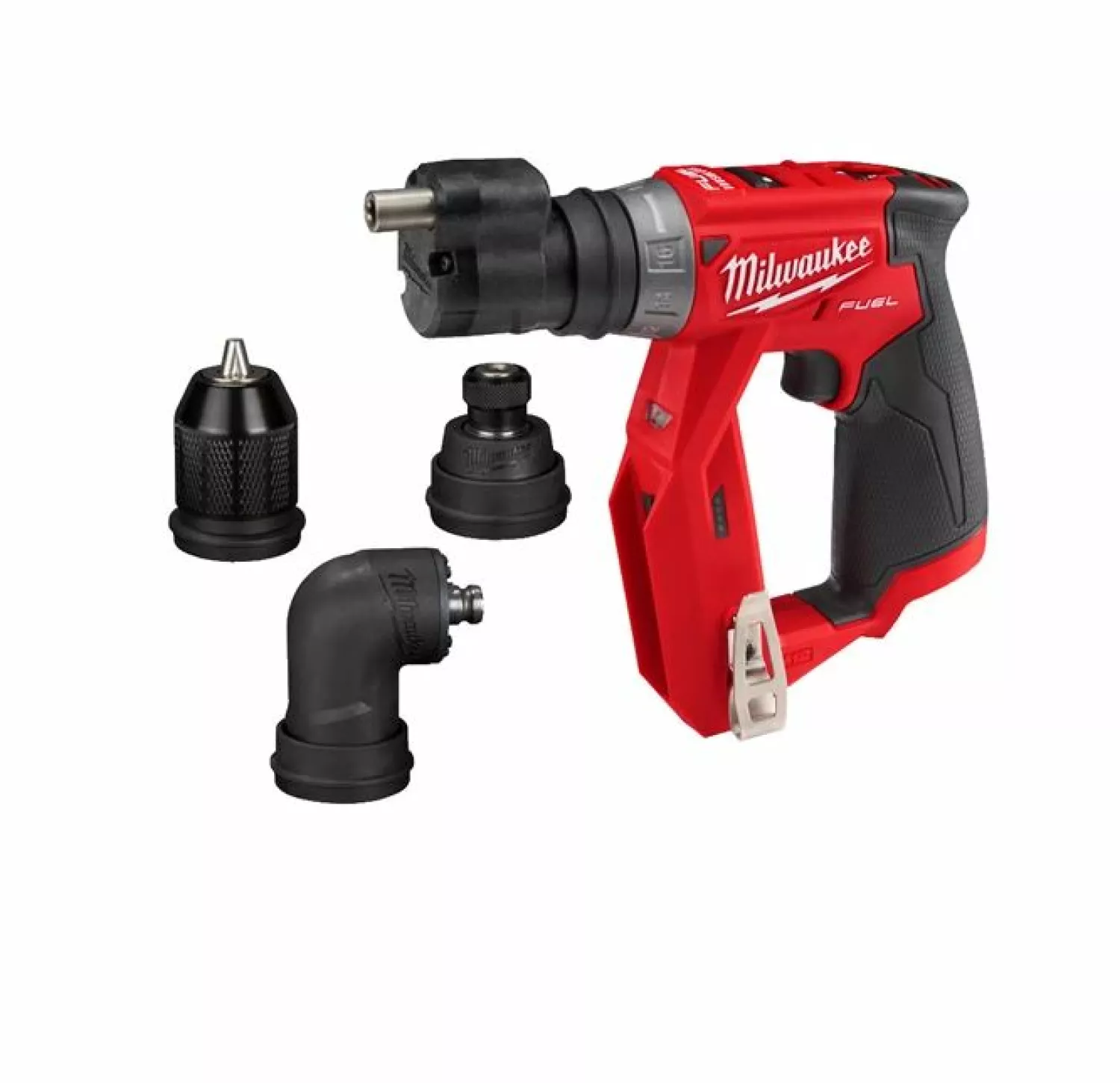 Milwaukee M12 FDDXKIT-0X Perceuse visseuse sans fil avec 4 mandrins amovibles - 12V Li-ion - 34 Nm - Machine seule-image