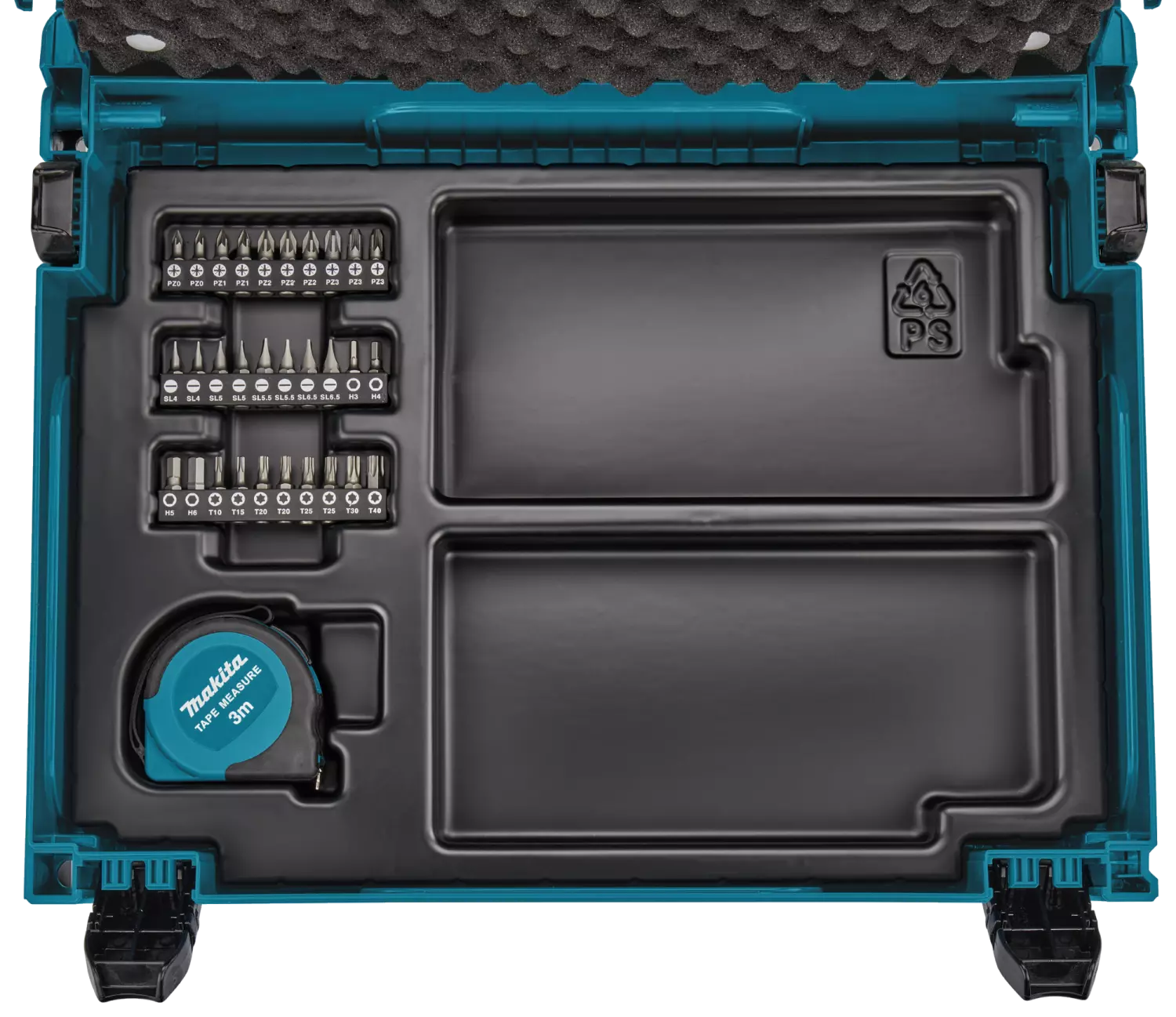 Makita B-69478 Jeu embouts de vissage et de perçage - SDS plus - MAKPAC - 65 pièces-image