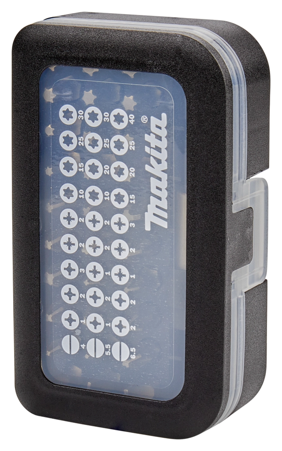 Makita D-30667 31 delige bitset in cassette met riemclip-image