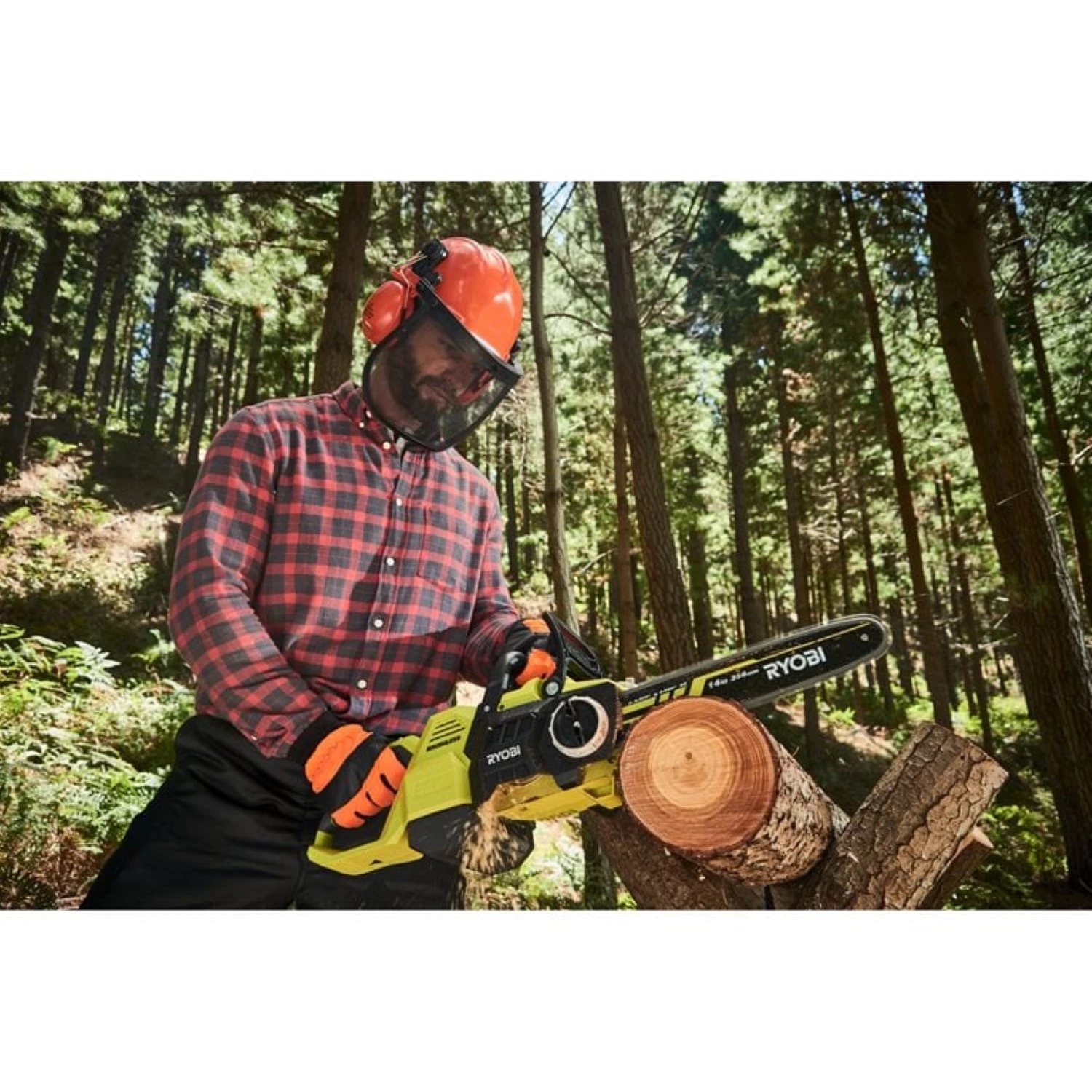 Ryobi RY36CSX35A-150 Tronçonneuse sans fil-image
