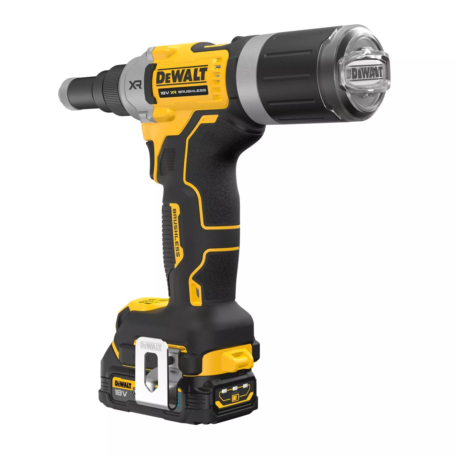 DeWALT DCF414E2GT 18V Li-ion accu blindklinknageltang set (2x 1.7Ah accu) in TSTAK - 6,3mm-image
