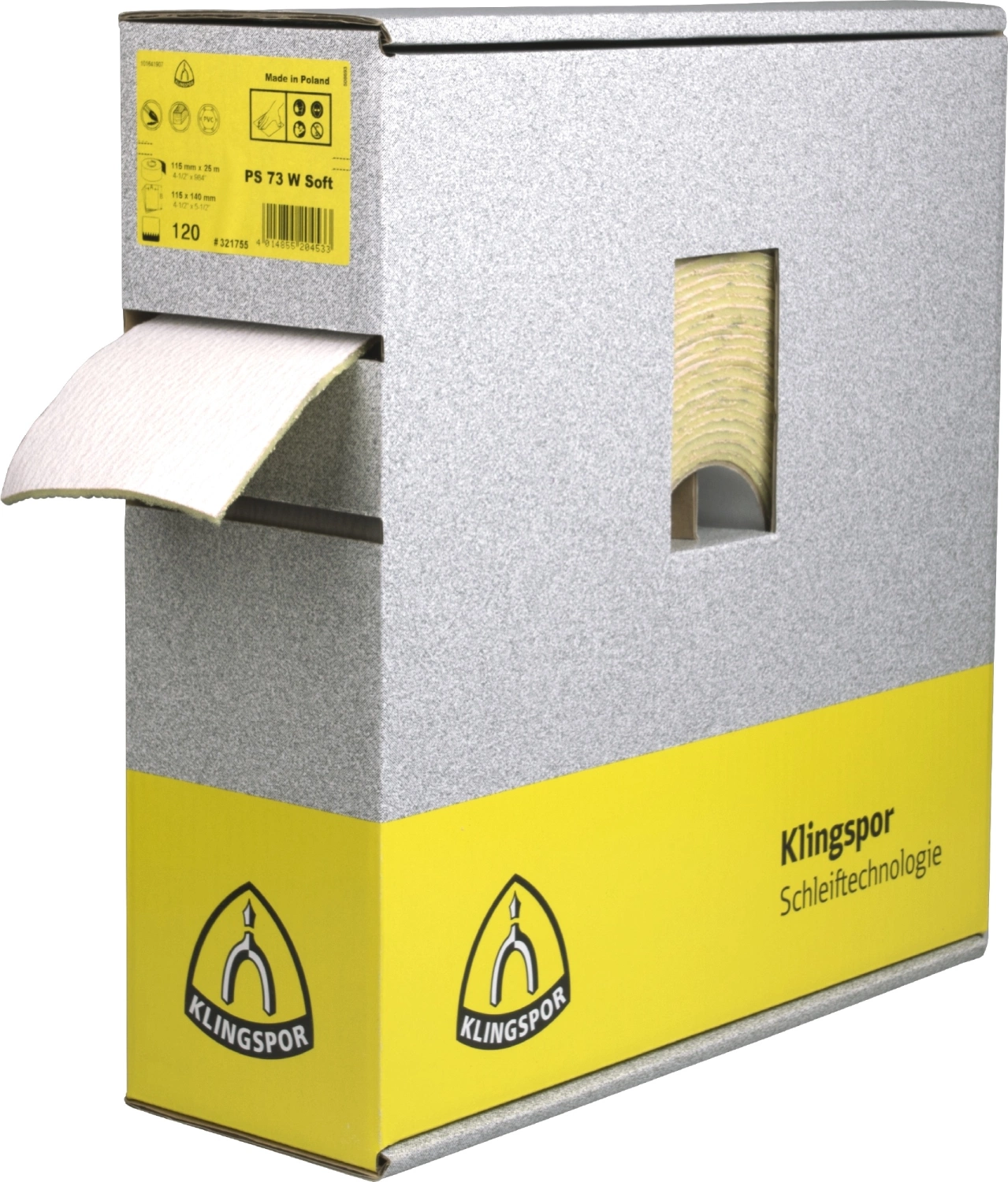 Klingspor Schuurrol Foam - 115 x 140mm - 180st-image