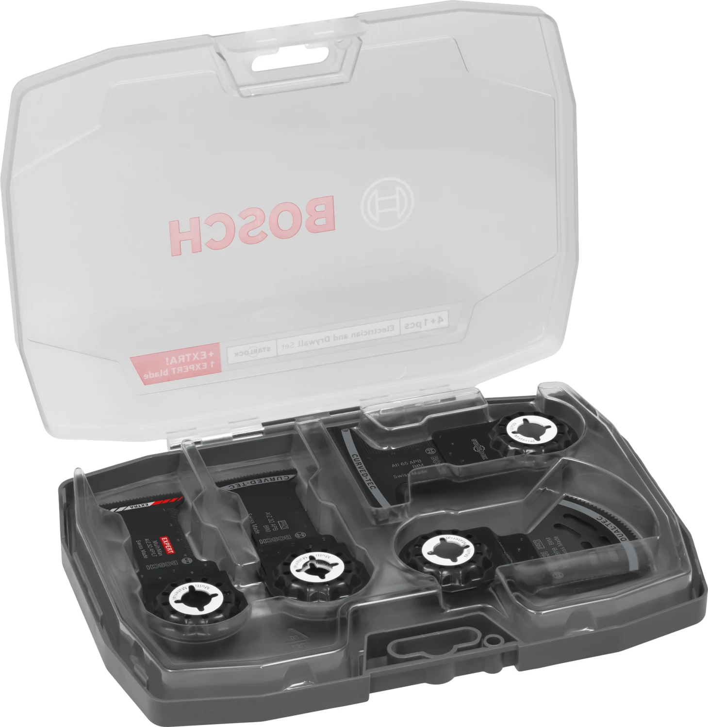 Bosch 2608669095 Kit d'électricien standard pour multitool, pour divers matériaux (5 pièces)-image
