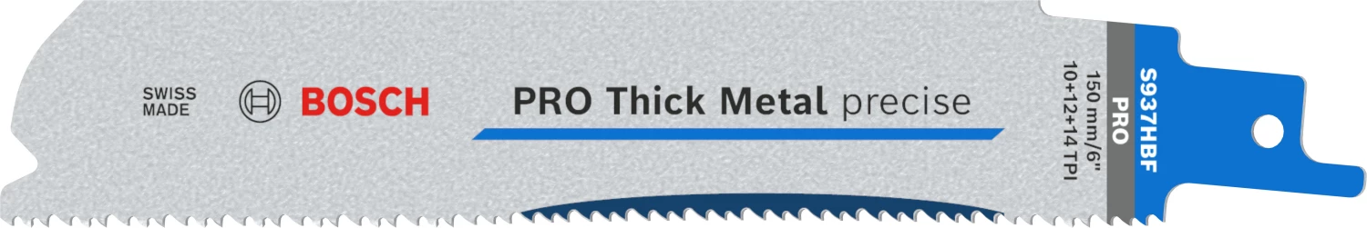Bosch PRO S937HBF Thick Metal Precise reciprozaagblad - 150mm - metaal (5st)-image