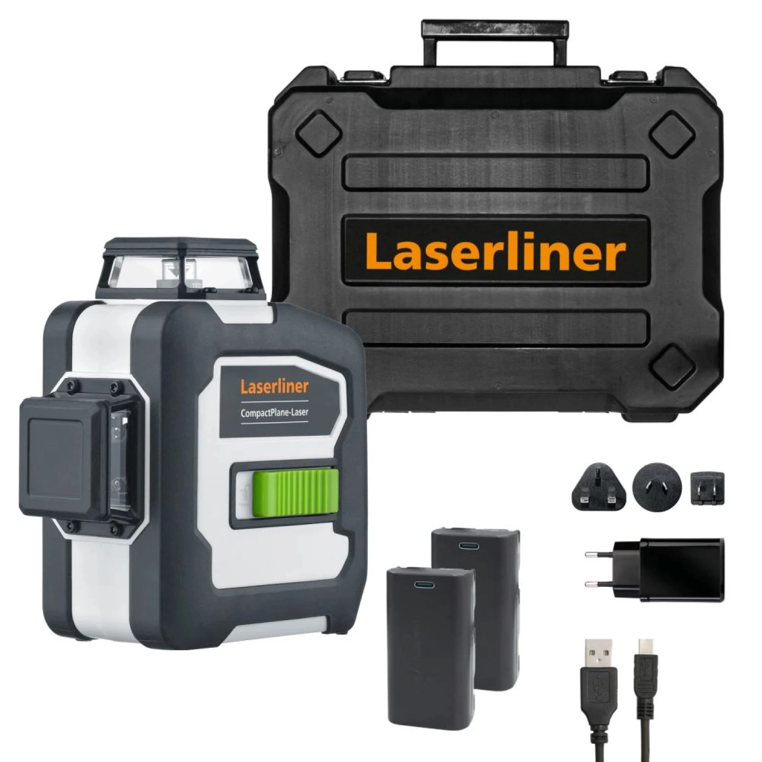 Laserliner 036.295A CompactPlane-Laser 3G Pro - Groen - 30 m-image