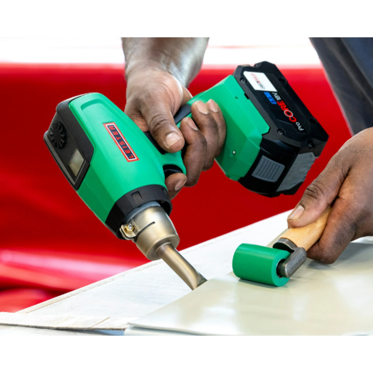 Leister NEXHEAT 300 A-LP 18V accu heteluchtpistool body-image