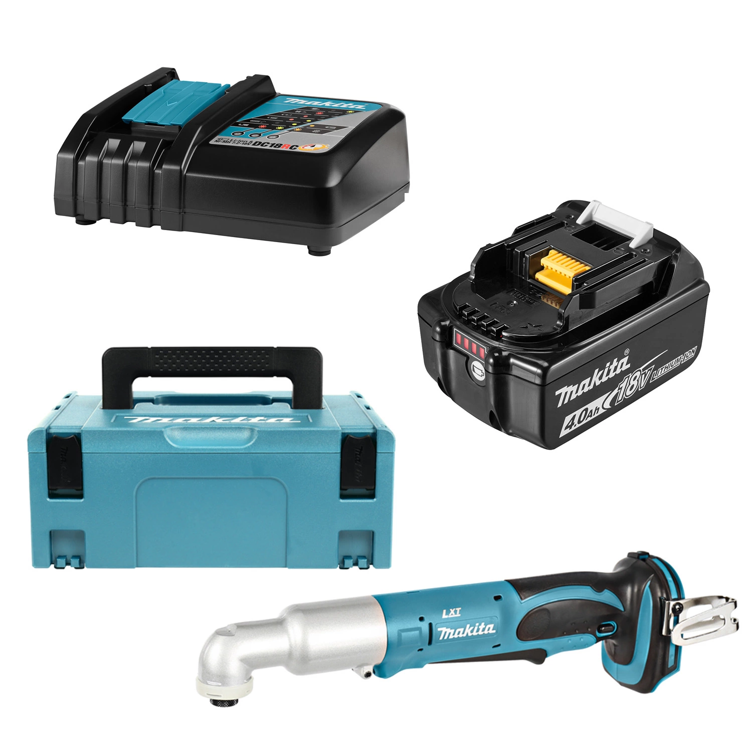 Makita DTL061RM1J 18V Li-Ion sans fil visseuse d'angle à percussion (1x batterie 4.0Ah) en Mbox-image