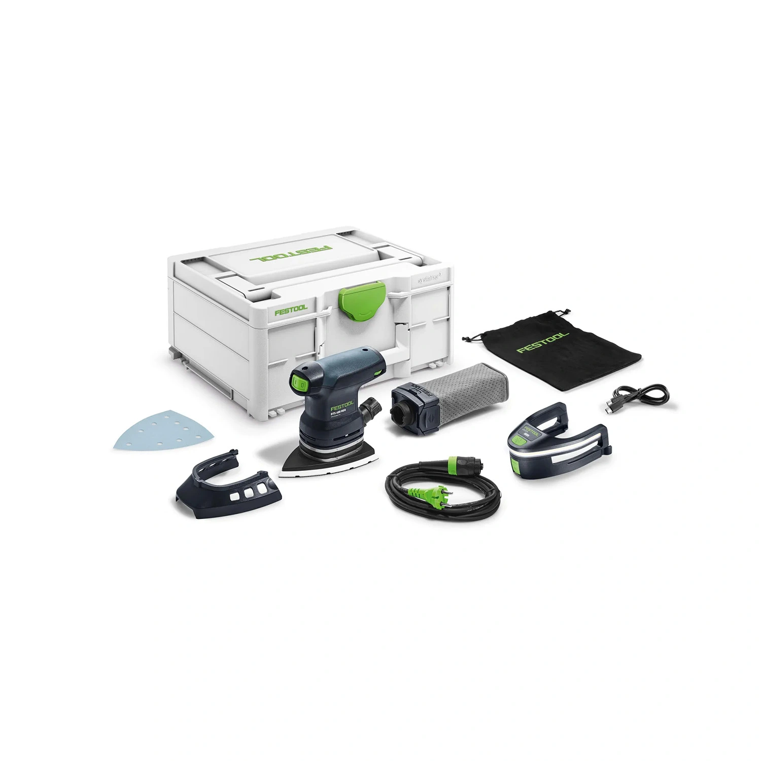 Festool DTS 400 REQ-Plus Ponceuse delta dans un Systainer - 250 W - 100 x 150 mm