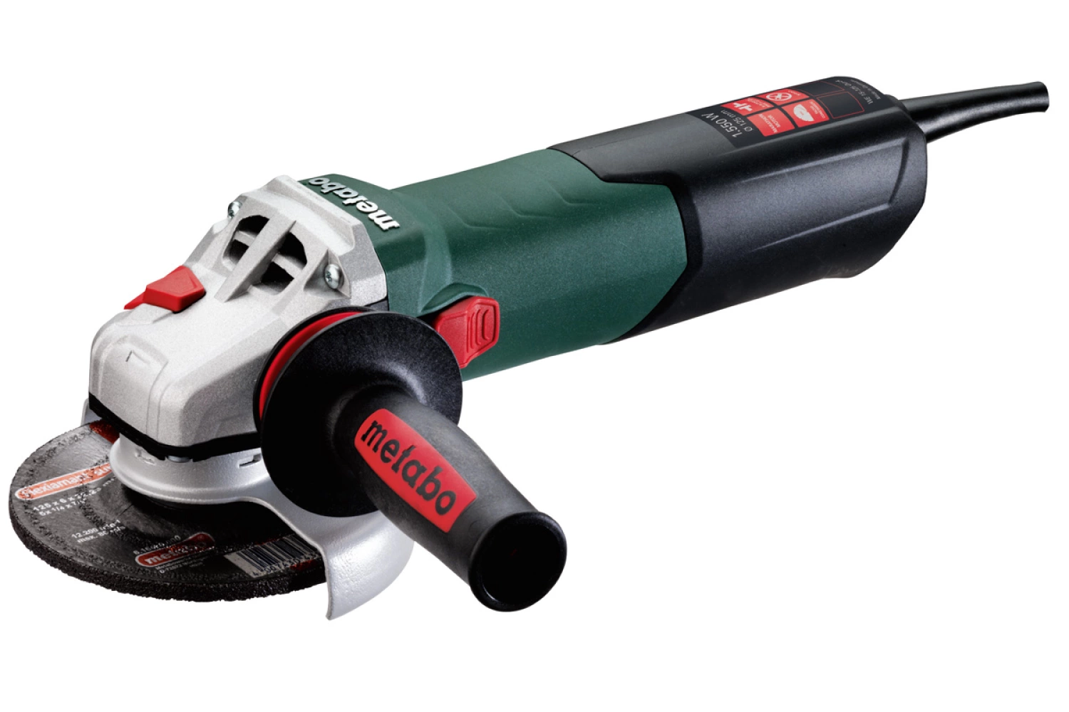 Metabo WE 15-125 QUICK Haakse slijper - 1550W - 125mm - Softstart-image