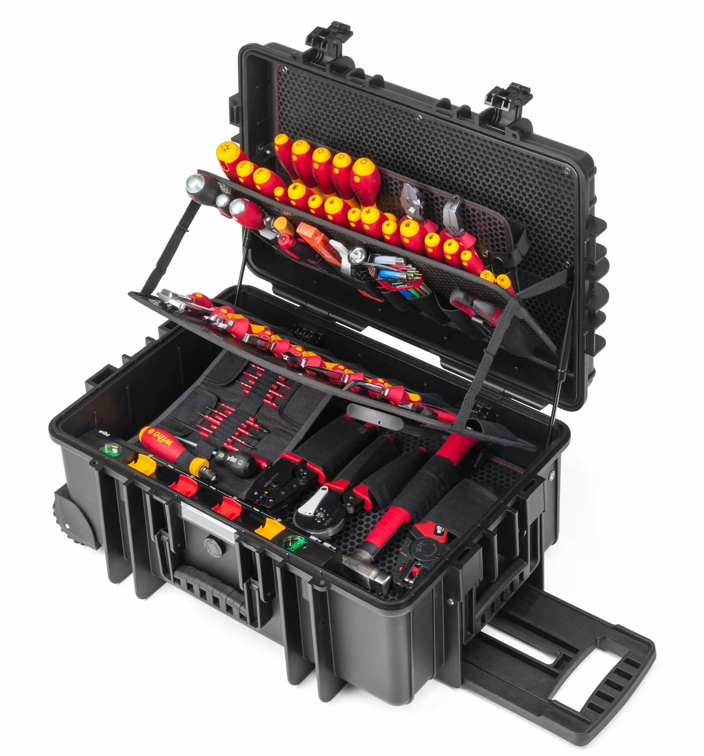 Wiha 42069 Jeu d'outils électricien Competence XXL II Mélangé - 115 pcs dans un coffret-image