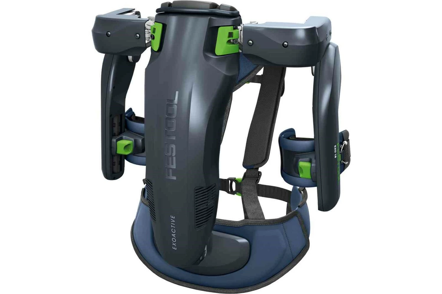 Festool Exoskelet EXO 18 HPC 4,0 I-Plus ExoActive 18V Draagharnas set (2x 4.0Ah accu) in EPP-transportbox-image