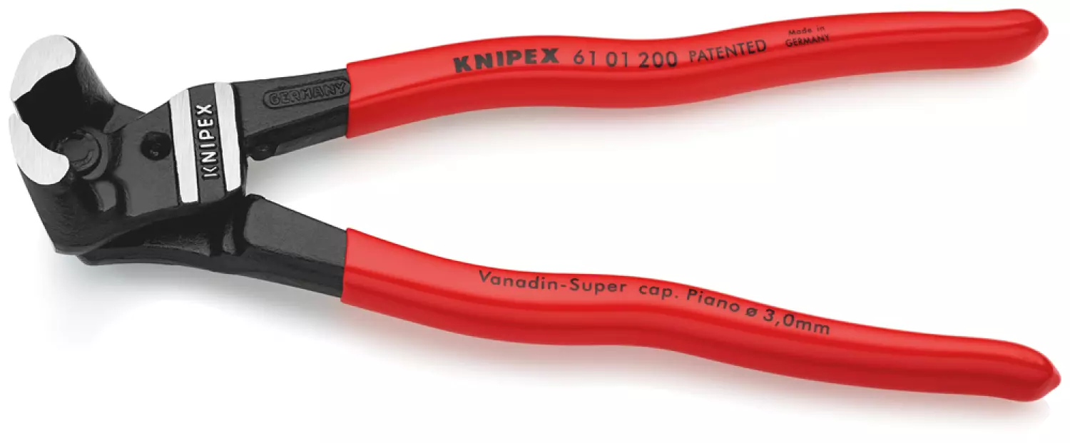 Knipex 61 01 200 - Pince coupante devant pour boulons à forte démultiplication-image